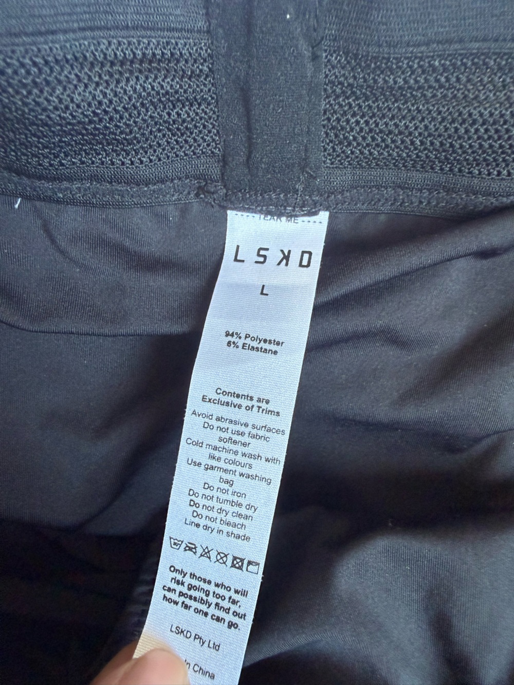 LSKD Accelerate Black Women's Athletic Shorts Lightweight Performance size Large - Picture 8 of 10